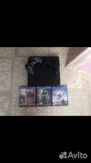 Игровая приставка ps4 с играми и VR