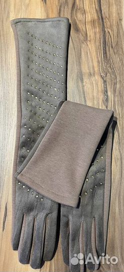 Перчатки женские длинные