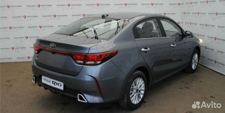Крышка багажника серая Kia Rio 4 2017-2023
