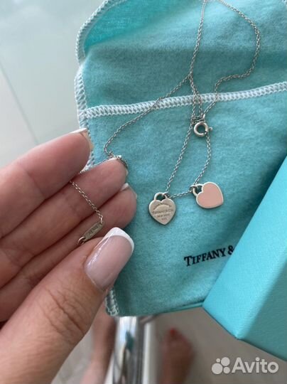 Цепочка с кулоном Tiffany co оригинал