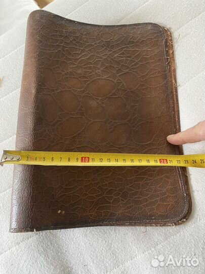 Старинная кожаная папка