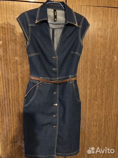 Джинсовое платье