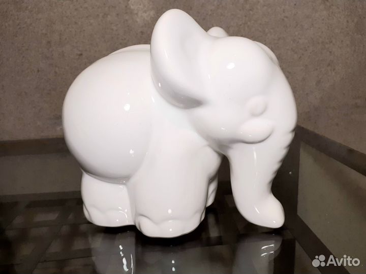 Слон керамический антикварный СССР 70-е г