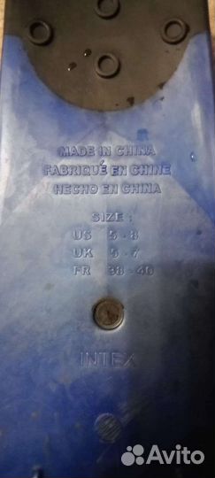 Ласты Intex 38 - 40 размера