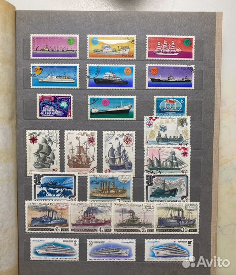 Почтовые марки корабли (флот)