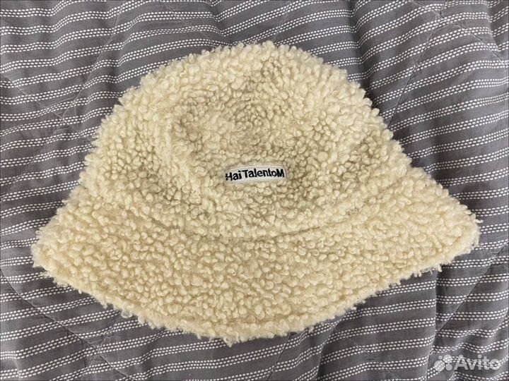 Плюшевая панама женская