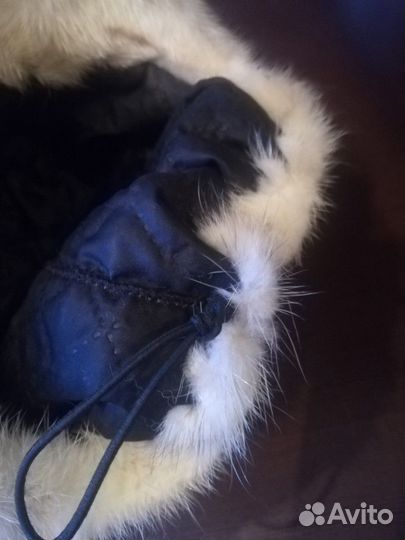 Берет из меха норки