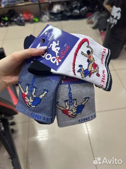 Носки вольная борьба детские (разные цвета)