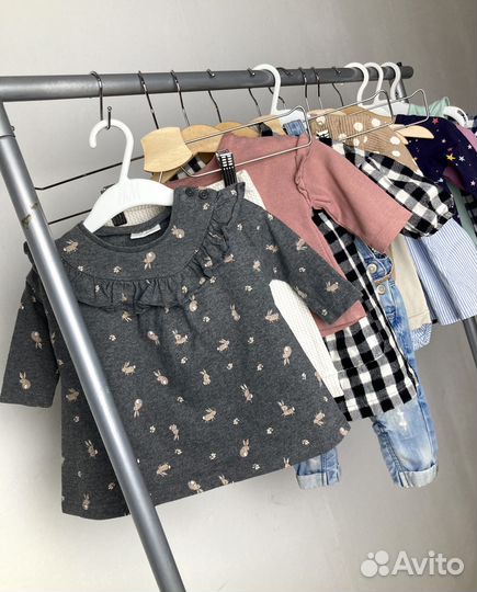 Весенние и летние вещи девочке 62-68 hm zara