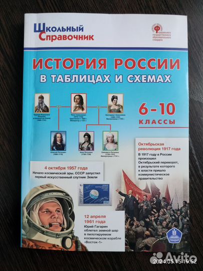 История России в таблицах и схемах