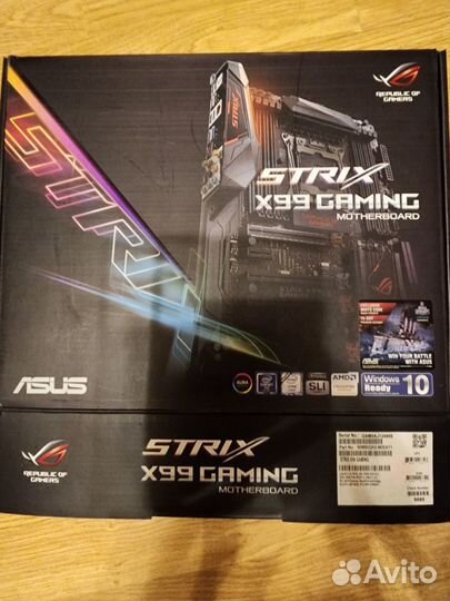 Материнская плата с процессором i7 6800K