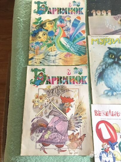 Журналы Мурзилка Веселые картинки и Баратнок