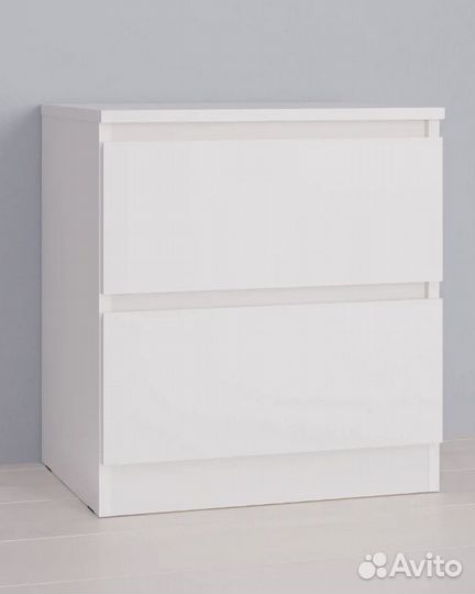 Тумба белая прикроватная