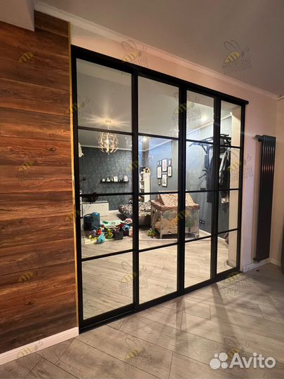 Межкомнатные перегородки лофт раздвижные
