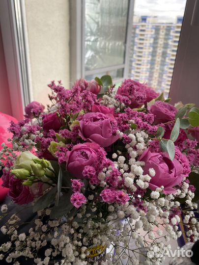 Живые цветы букеты