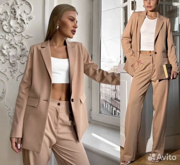 Костюм брючный 5 цветов (размеры с 42 по 52)