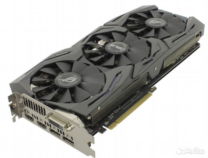 Видеокарта Radeon RX 480 8Gb, asus ROG strix