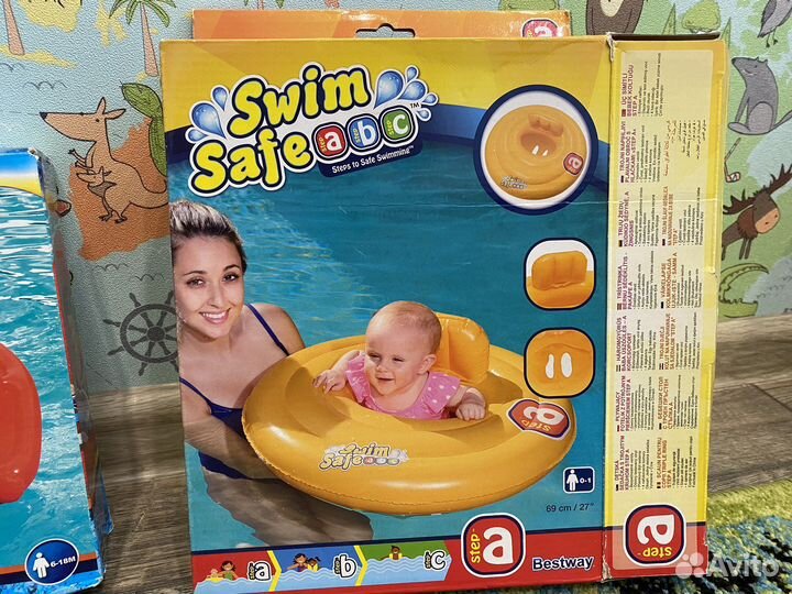 Надувные круги для плавания от 0 до 1,5 лет