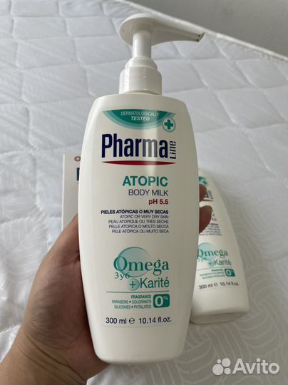 Крем и шампунь pharma atopic