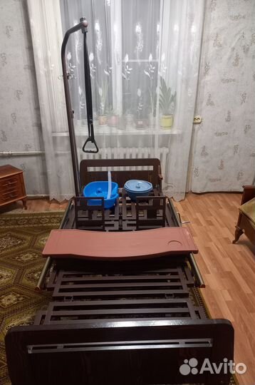 Кровать медицинская механическая + матрас