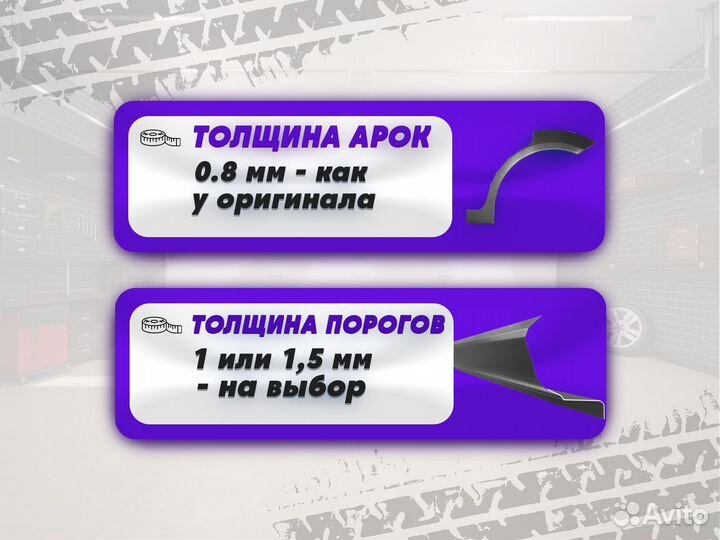 Пороги и арки Ford Focus 2 седан Кущёвская