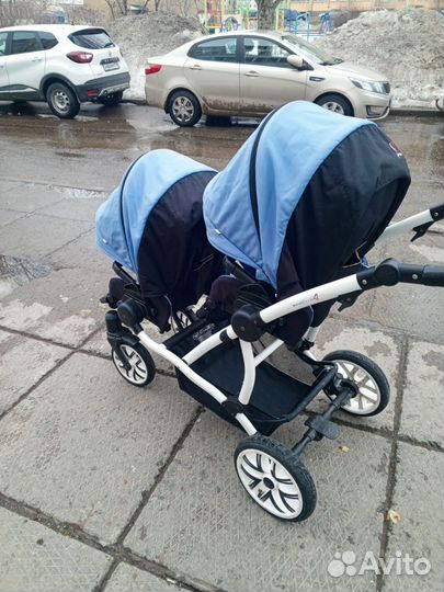 Коляска для двойни 2 в 1