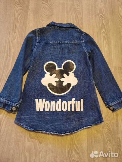 Джинсовая куртка для девочки