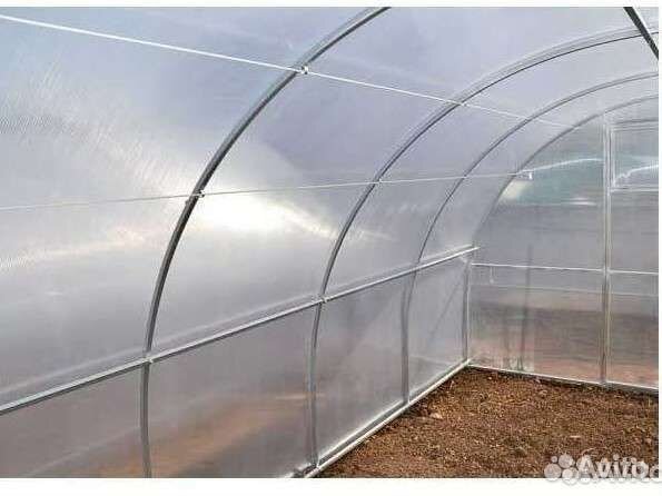 Теплица усиленная 8м поликарбонат грядки,рассрочка