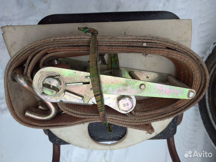 Ремни крепления груза стяжки с храповым механизмом