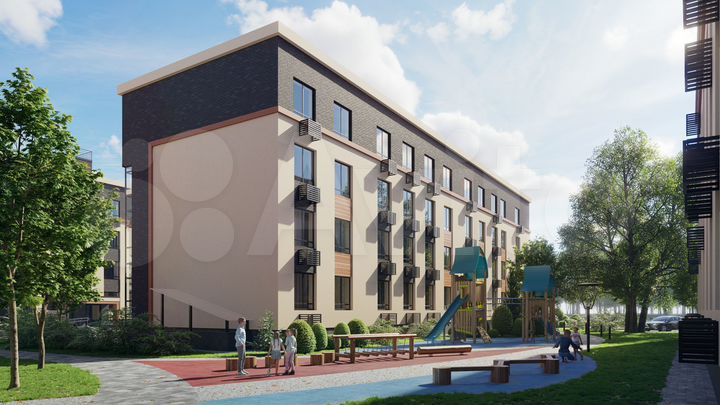 2-к. квартира, 63,9 м², 4/4 эт.