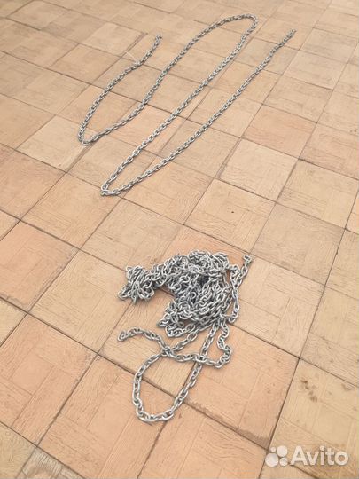 Цепь стальная оцинкованная