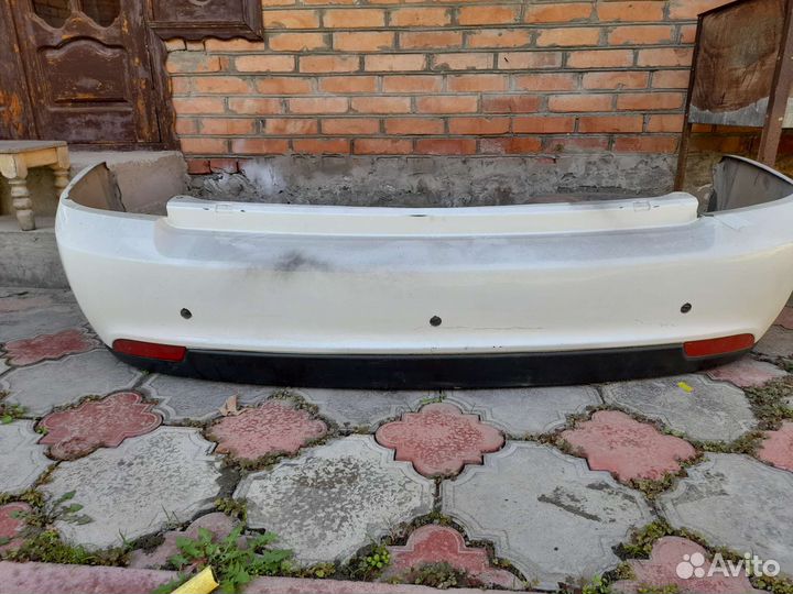 Передний бампер priora 2 белый