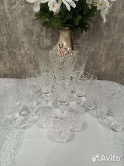 Рюмки и бокалы, хрусталь СССР