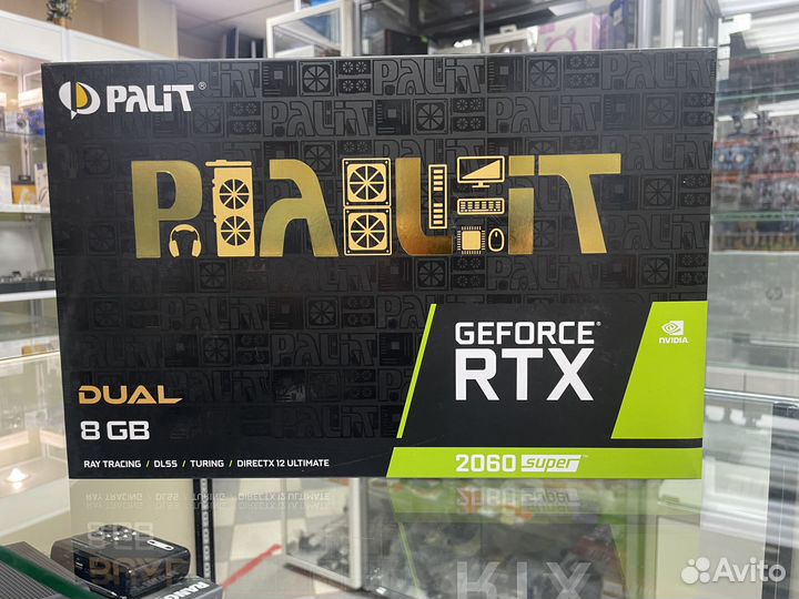 Видеокарта Palit nvidia GeForce RTX 2060 super 8gb