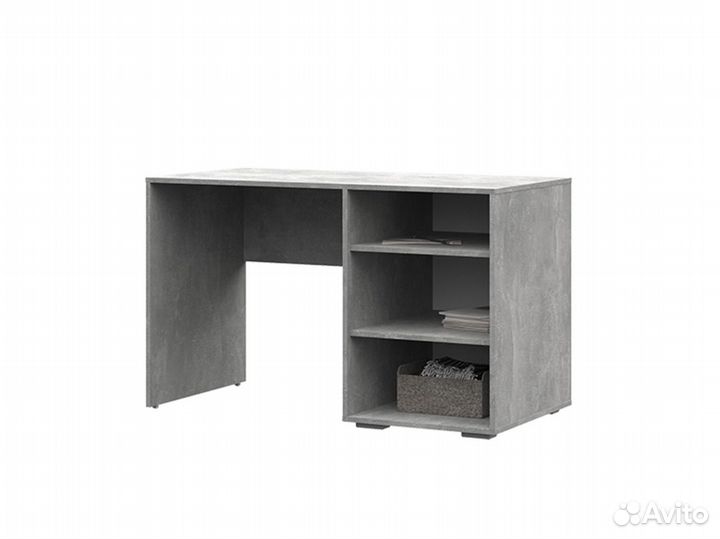 Модульная Денвер Стол письменный ст 01 (Белый/Ател