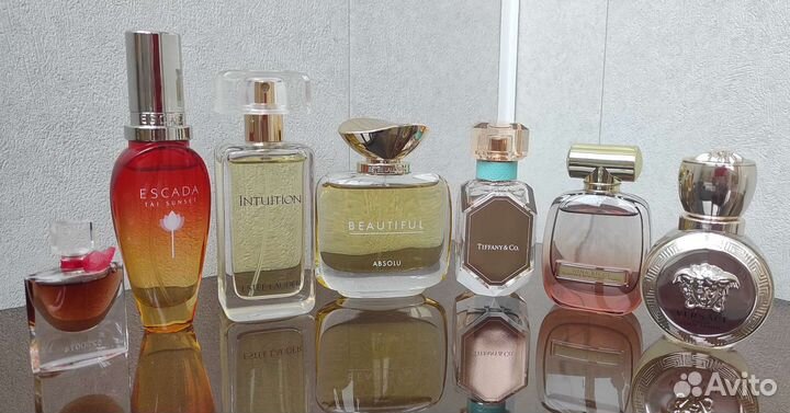 Estee Lauder, Gucci, Nina Ricci, Lancome, Versace