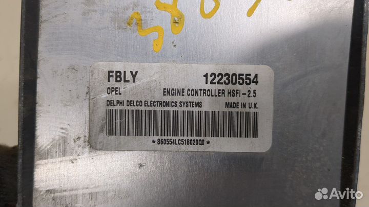Блок управления двигателем Opel Meriva, 2005