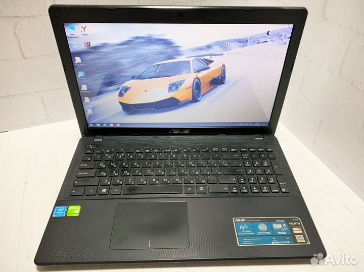 Ноутбук asus 8Gb/SSD+HDD/2 видеокарты/4 ядра