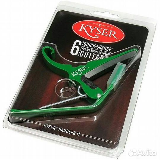 Каподастр для акустической гитары Kyser KG6EG