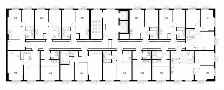 Квартира-студия, 21,8 м², 16/17 эт.