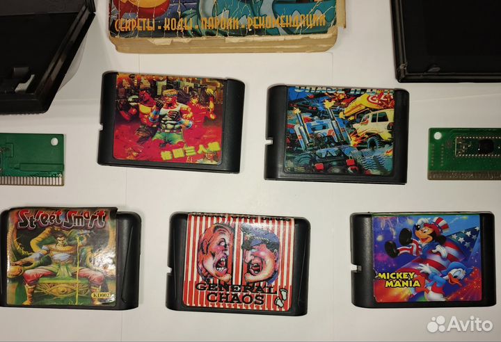 Картриджи для sega 90 х