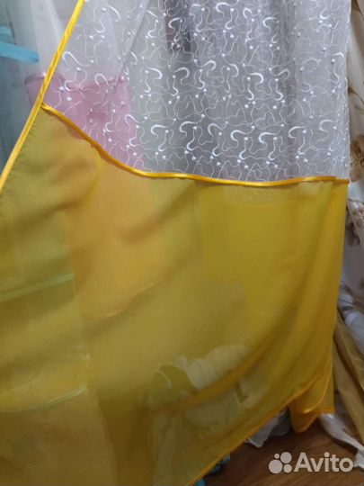 Нежная тюль высота 1.8 м