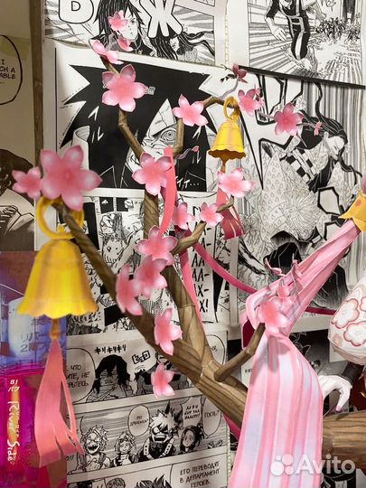 Аниме фигурка из бумаги