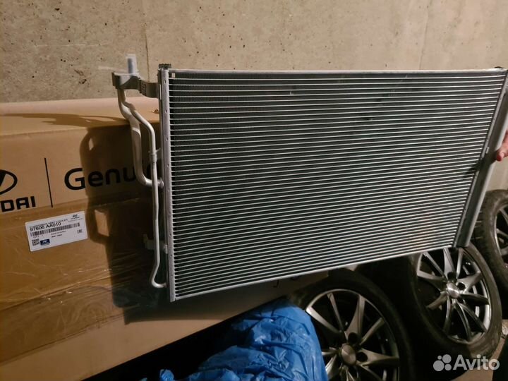 Радиатор двигателя и кондея Hyundai Elantra 7