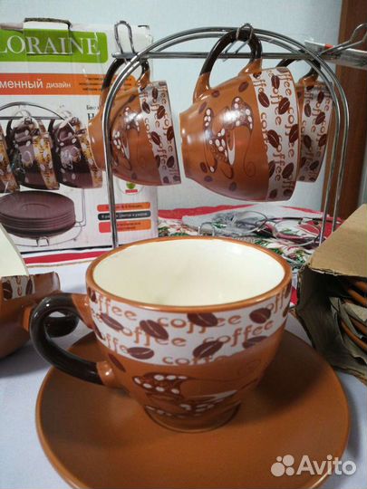 Набор чашек 12 пред. Керамика