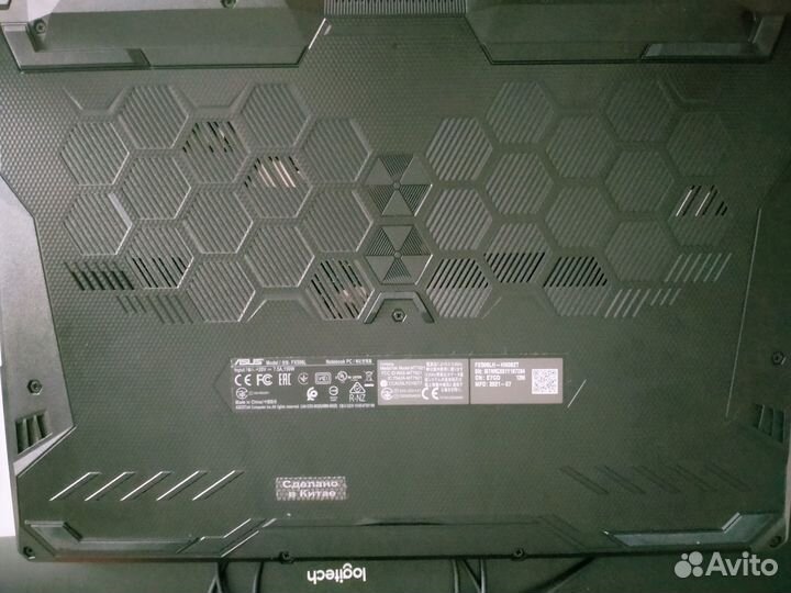 Ноутбук игровой asus TUF Gaming F15 fx506lh-HN082T