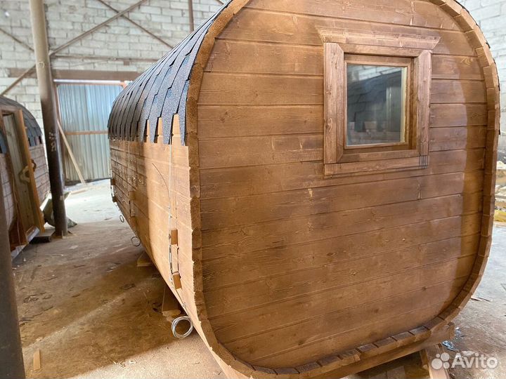 Баня бочка квадро в наличии