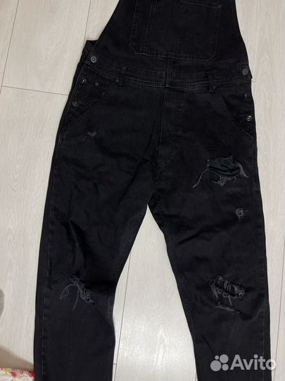 Джинсовый комбинезон