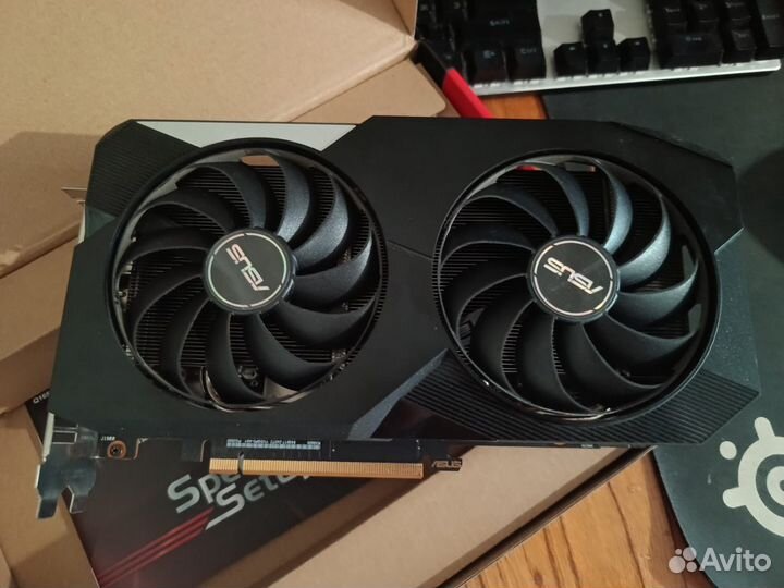 RX 6600 asus dual AMD Radeon 8GB gddr6