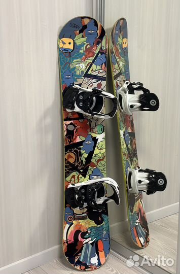 Сноуборд с креплениями 145